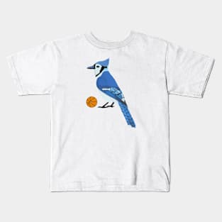 Basketball Blue Jay Kids T-Shirt